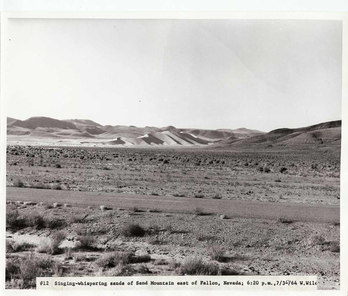 Historic Nevada landscape photo. BLM photo.