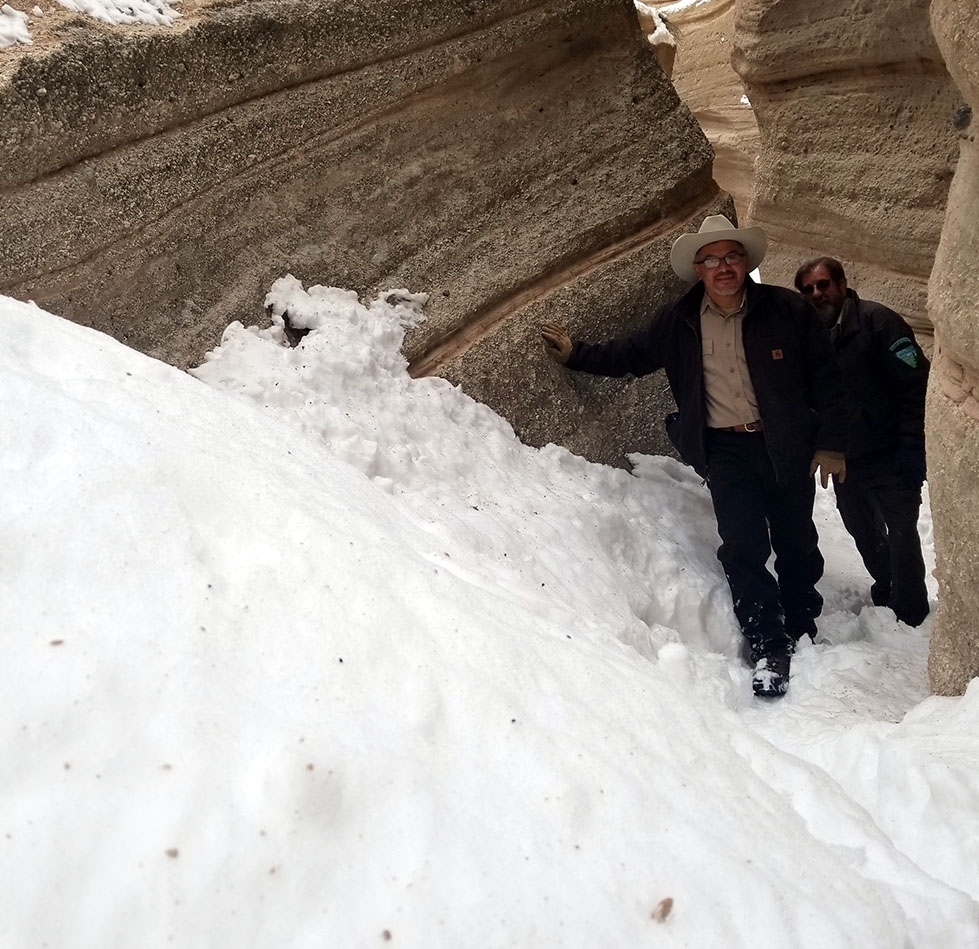 Snow at Slot Canyon