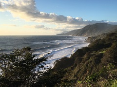 Ocean view at the King Range National Conservation Area. Photo by BLM.