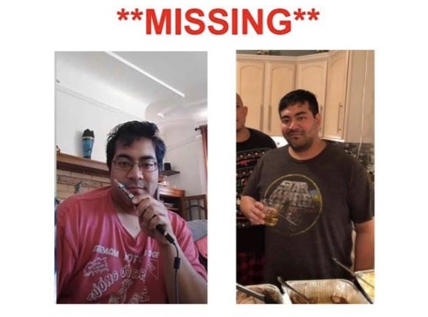 Bryon Evora, last seen at the Traveler's Inn in Williams CA in the evening of March 26, was found approximately 10 days later by BLM K-9 Ranger Josh Root. Photo credit: unknown.