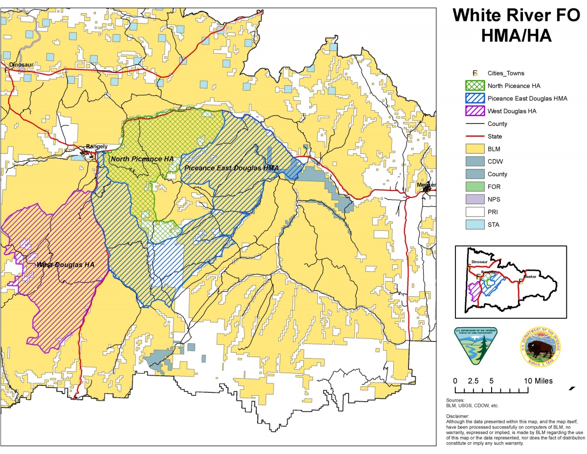 Piceance-East Douglas Area HMA Map