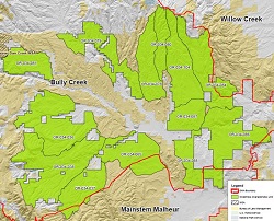 Bully Creek GMA Map