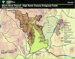 Thumbnail of Black Rock Desert High Rock Canyon National Conservation Area Map
