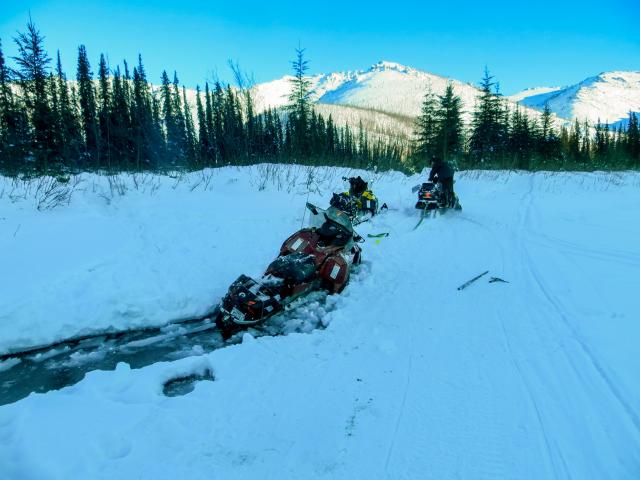 Snow machine recovery.
