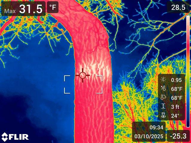 image of a clear heat signature