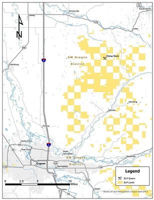 Horse Rock Location Map