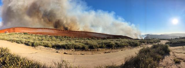 Border 7 Fire. (Photo by Robert Hermes)