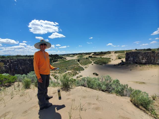 BLM rangeland management specialist Molly Gardner