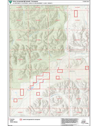 Map of conveyed area