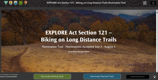 BLM EXPLORE act BOLT tool screenshot