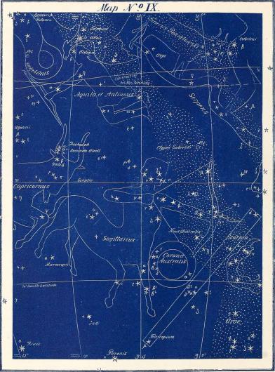This is an image of constellations in the night sky, with the intent to let people know they can follow and be interested in astronomy without a telescope