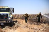 Crews mop up Drops Fire near Shoshone 