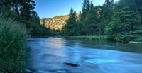 A bend of the Klamath River in Oregon