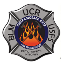 BLM_UCR_USFS_Logo that is silver with flames