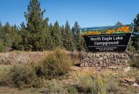 A sign reading North Eagle Lake Campground.
