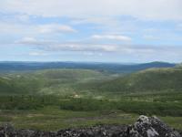 A northward view over Flat Creek showing a portion of the recently conveyed lands. 