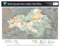 Boundary map of BLM Colorado River Valley Field Office