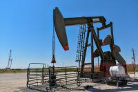 A pump jack in southern New Mexico. Wendy Brown, BLM.