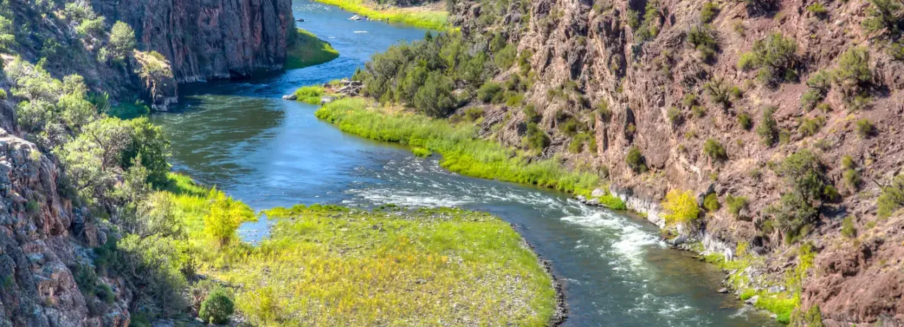 Overlooking the Gunnison River within the Gunnison Gorge Wilderness