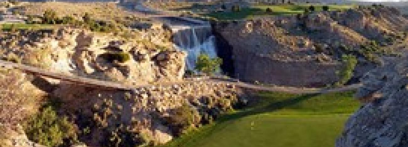 Aerial view of Millsite Golf Course 