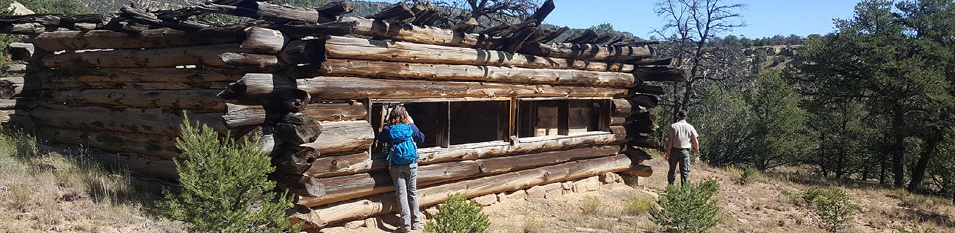 An old homestead at the El Malpais National Conservation Area.