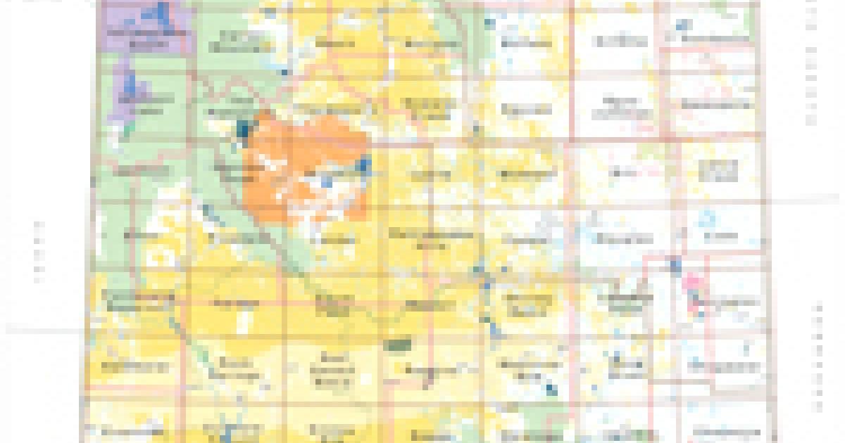 Wyoming 1:100K Index Map | Bureau of Land Management