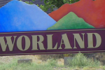Worland, Wyoming town sign