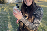 BLM wildlife biologist Riley Stedman