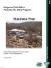 Kingman Field Office Amenity Fee Sites Business Plan cover with text and a photo of a recreation site