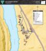 map showing layout of Rattlesnake Canyon Campground near the deschutes river