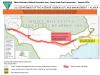 A map of a temporary road closure on Nome Creek Road