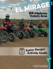 A Junior Ranger Book cover with four people riding ATV's.