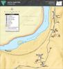 map of south junction campground showing river and campsites