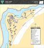 map of trout creek campground showing river and campsites