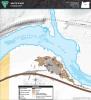 map of white river campground showing river and campsites