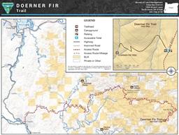 Doerner Fir Trail map