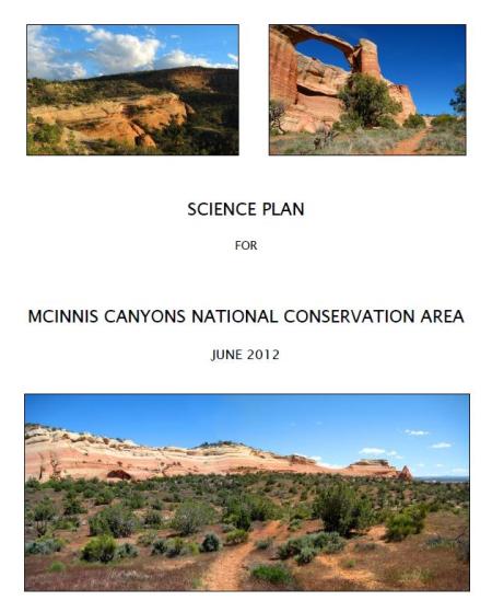 McInnis Canyons Science Plan