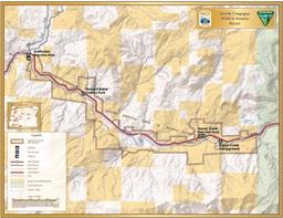 map of the north umpqua river area