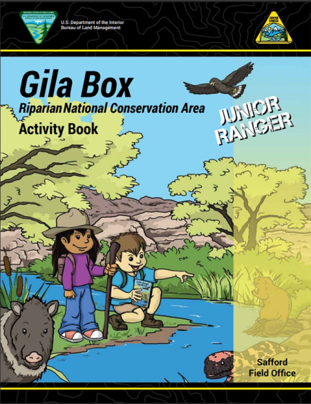 booklet screenshot that reads "Gila Box Riparian National Conservation Area"