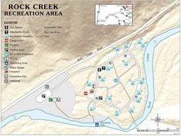 map of rock creek recreation area