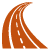 Iconograph of a road